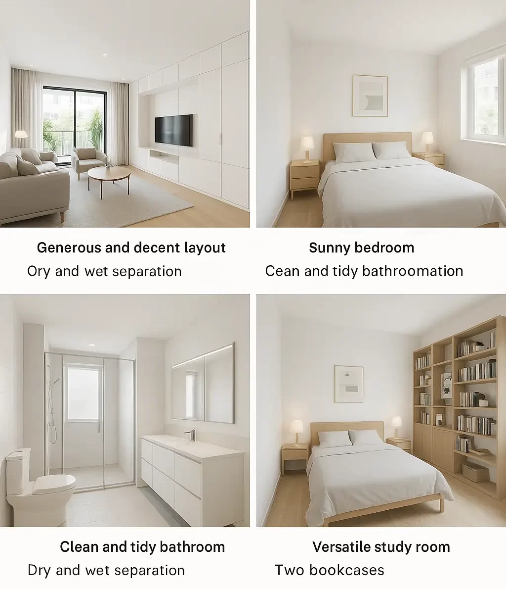 Three-Bedroom Interior Design